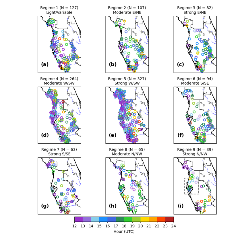 Spatial Distributions of First CG Events