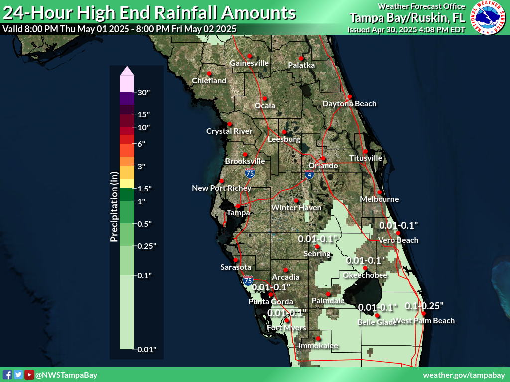 Greatest Possible Rainfall for Day 2