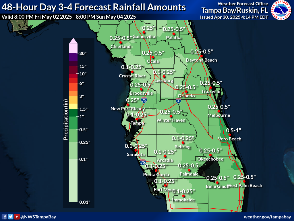 Expected Rainfall for Day 3-4