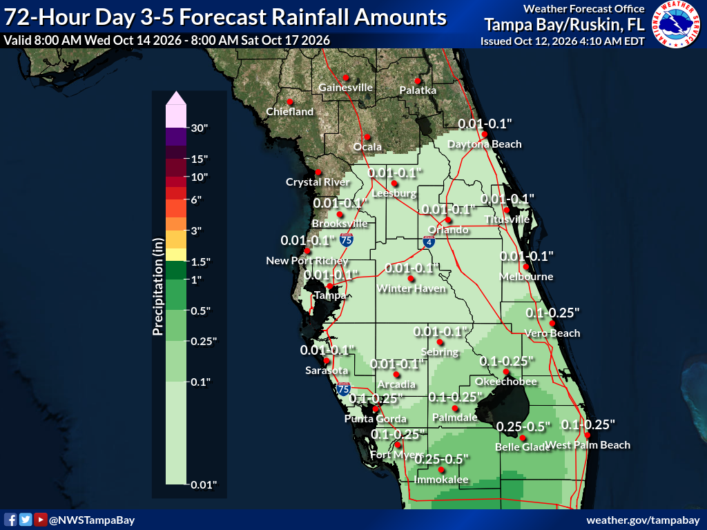 Expected Rainfall for Day 3-4