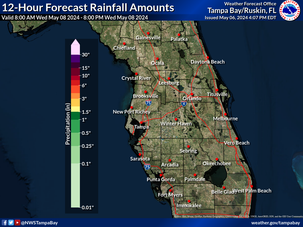 Expected Rainfall for Day 3