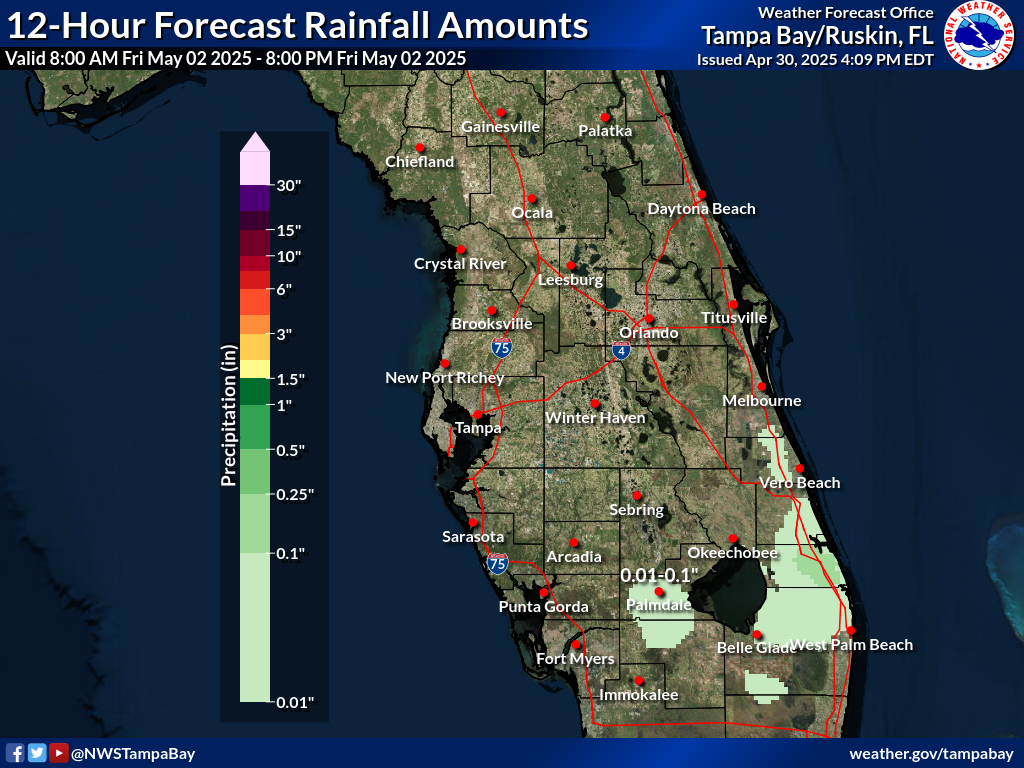 Expected Rainfall for Day 3