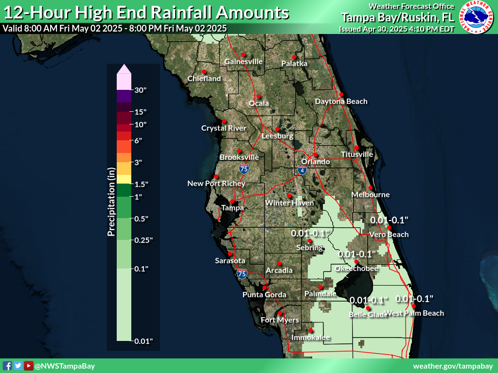 Greatest Possible Rainfall for Day 3