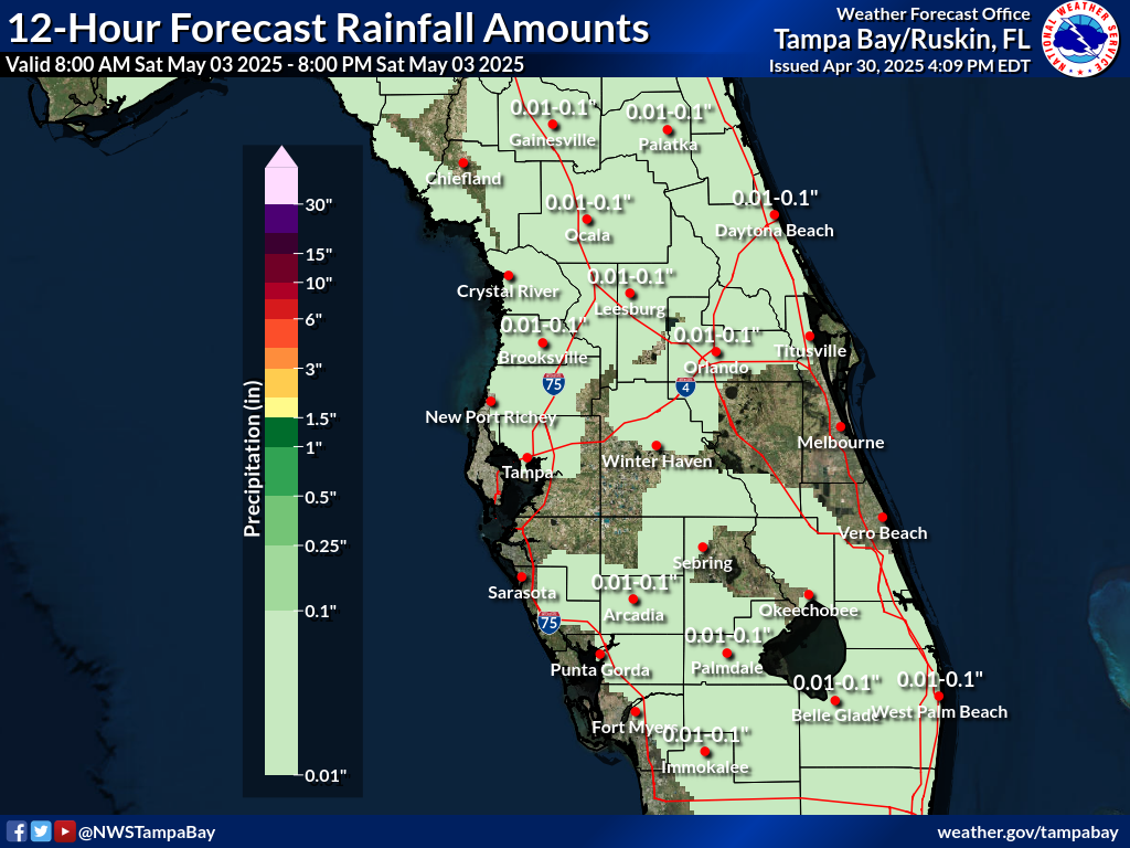 Expected Rainfall for Day 4