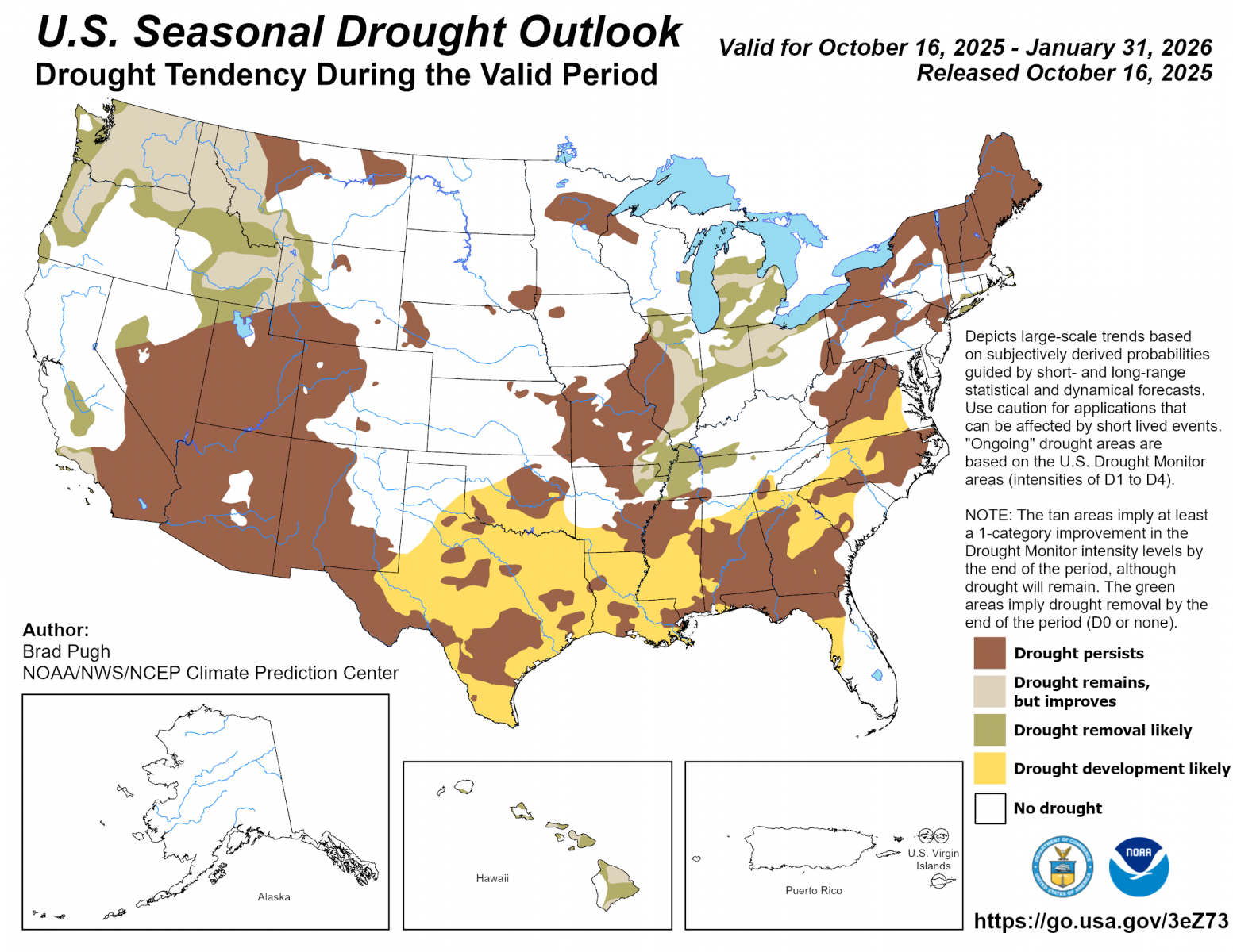 U.S. Seasonal Drought Outlook