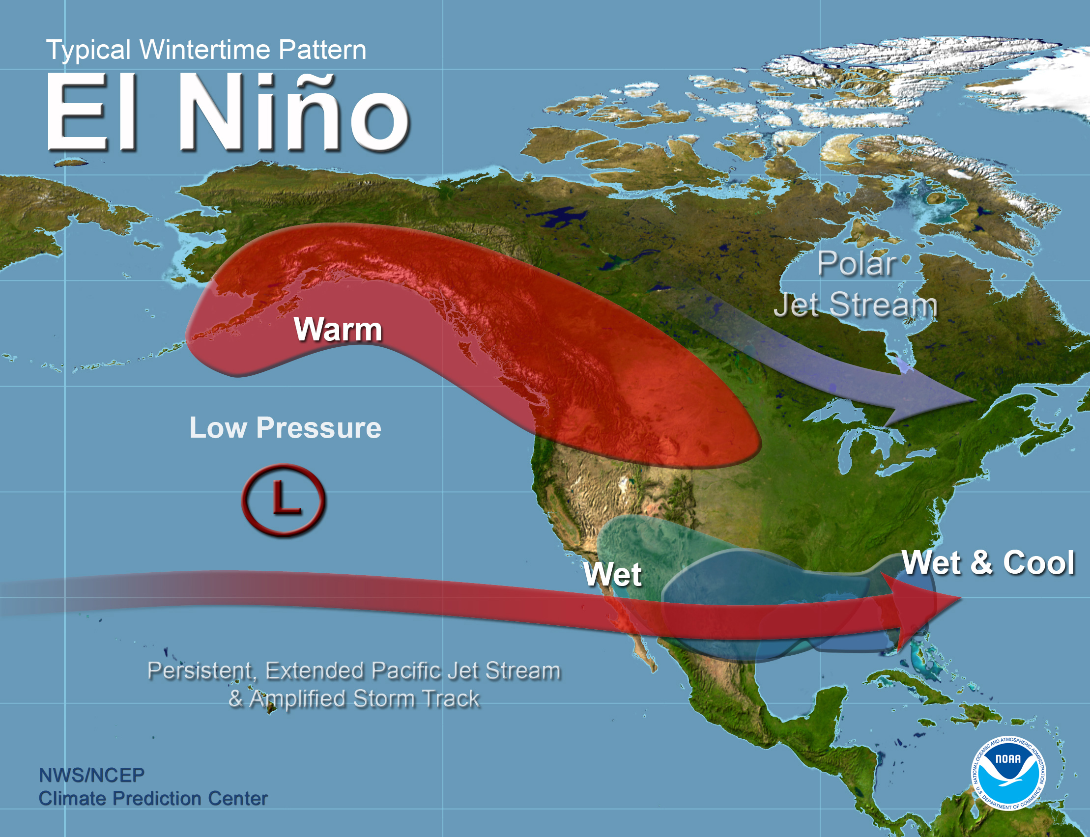 El Niño Related Winter Features Over North America