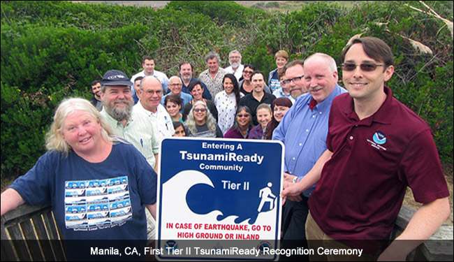 Manila, CA, TsunamiReady Tier II ceremony, September 2019