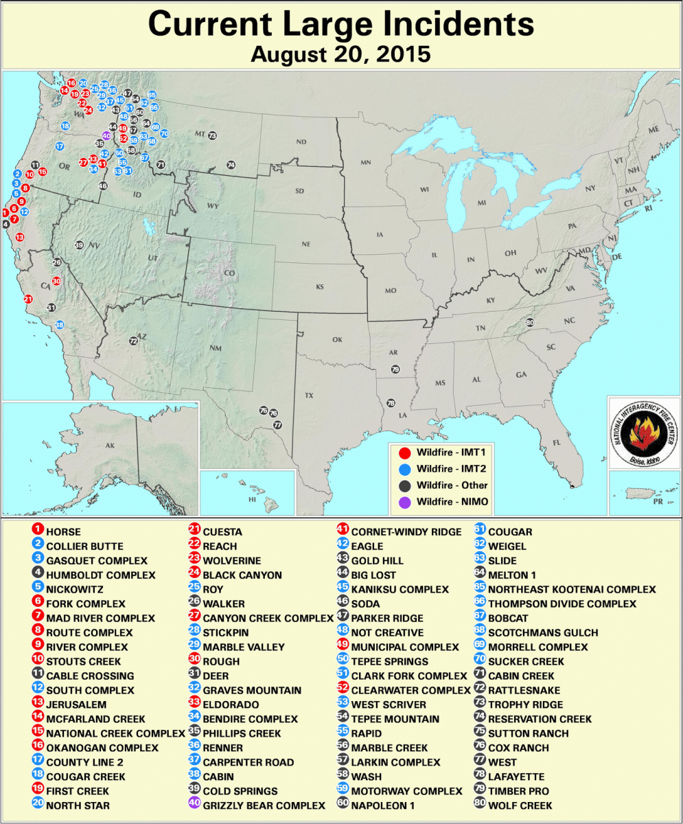 Smoke from Pacific Northwest Fires