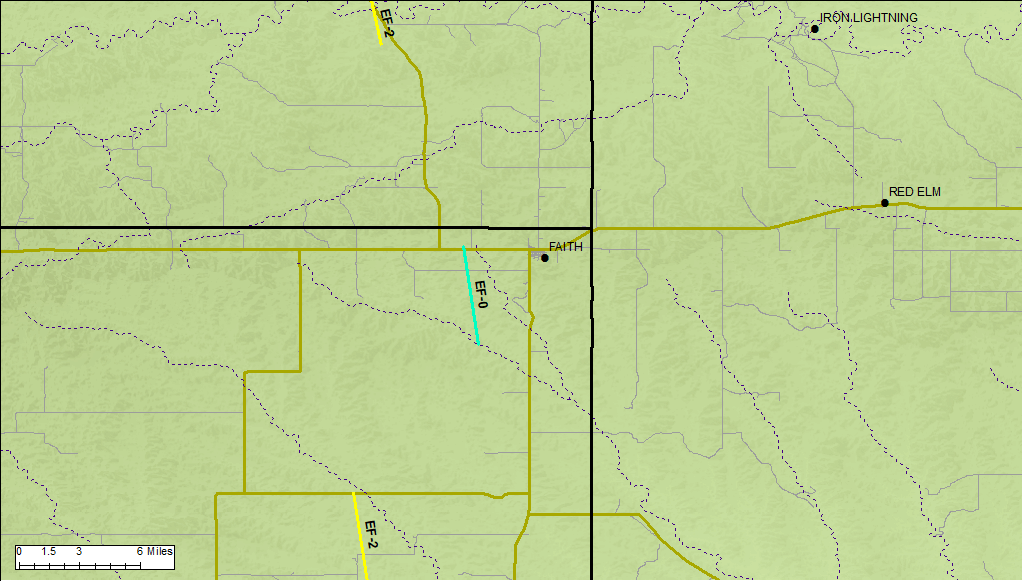 Track map for tornado #2