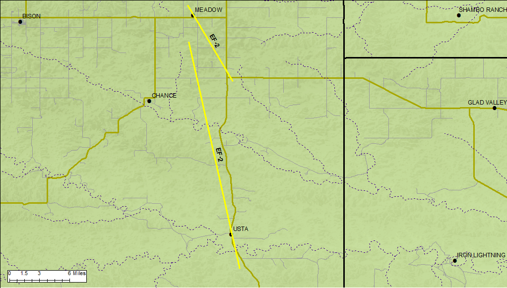 Track map for tornado #3