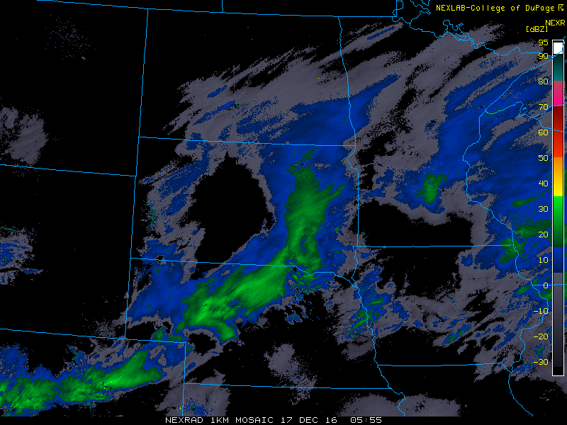 Regional Radar December 16, 2016 at 1100 PM MST