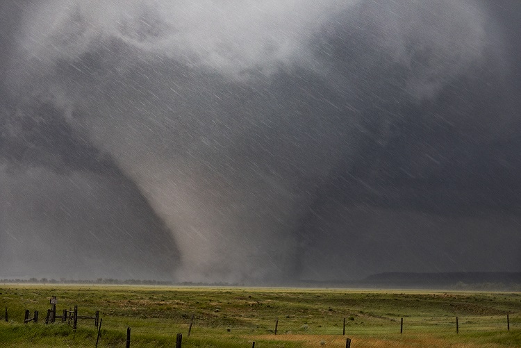 Large tornado near Camp Crook, SD (photo by Roger Hills)