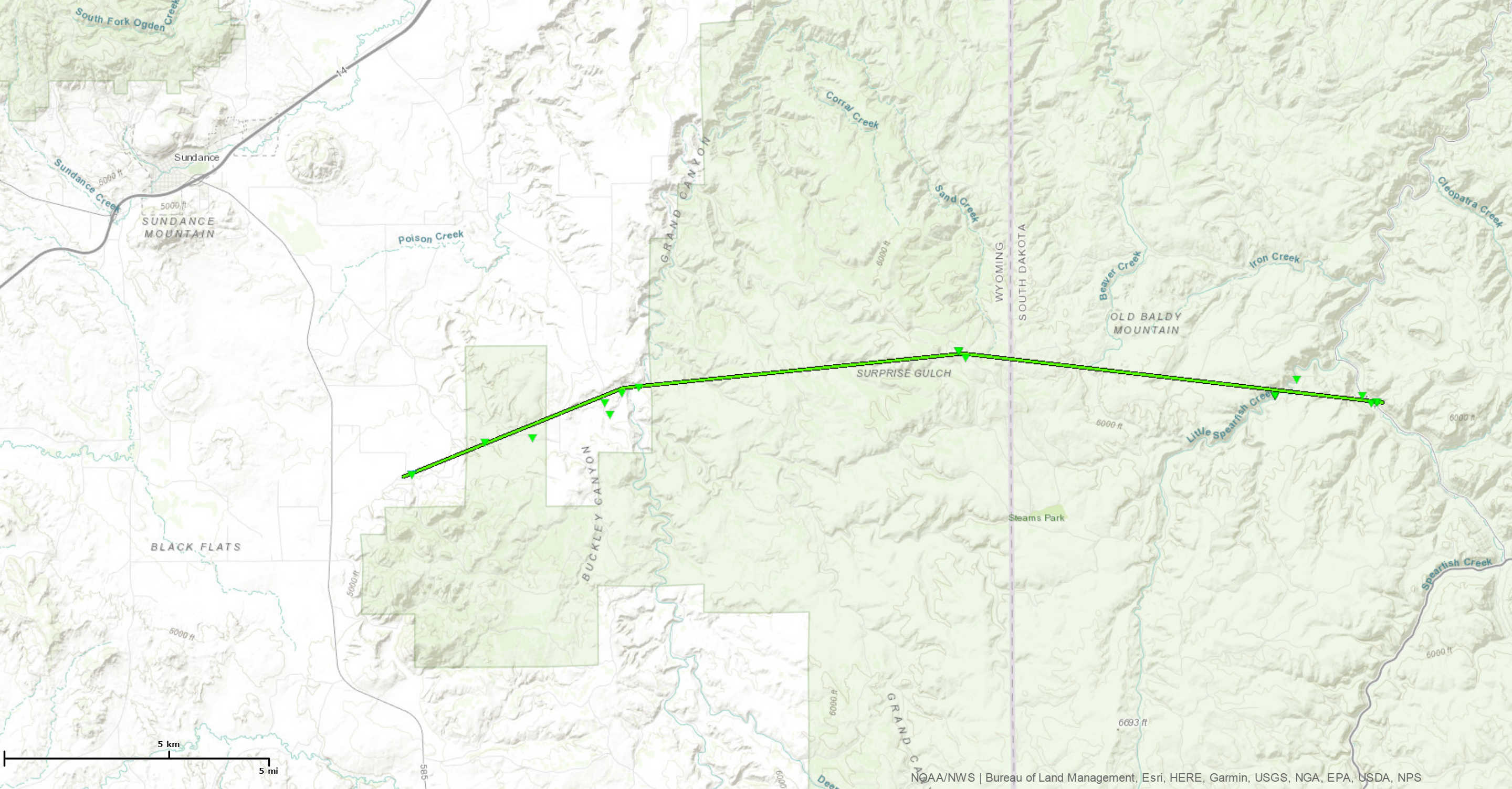 June 29, 2018 Northern Black Hills Tornado from Sundance, WY to Spearfish Canyon, SD