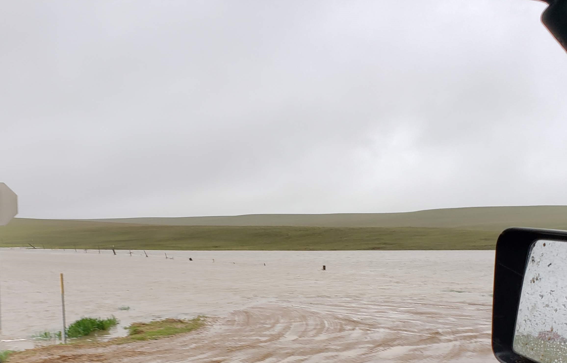 Flooding east of Ellsworth AFB