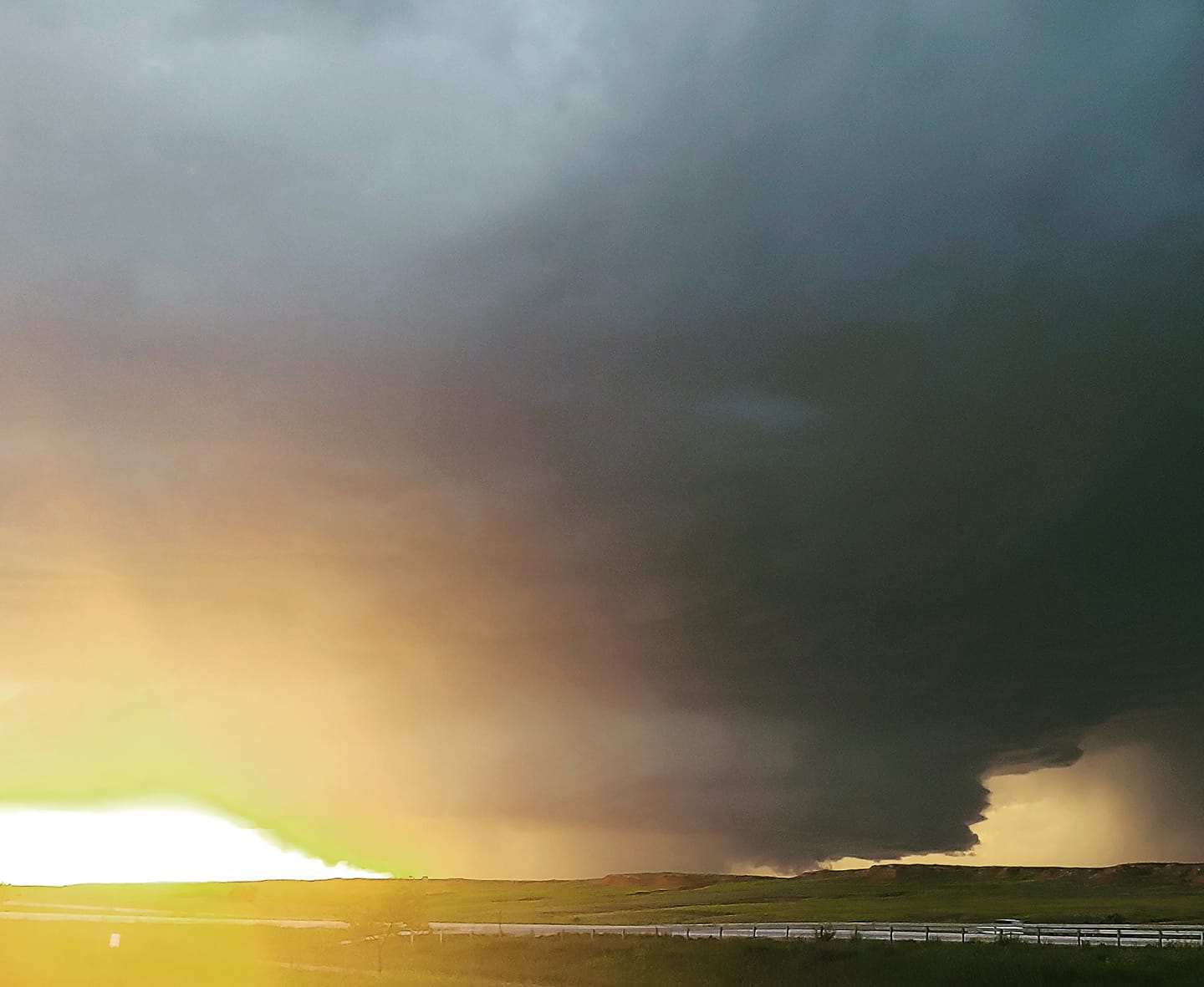 Photo from Nadia Simons looking west from Beulah