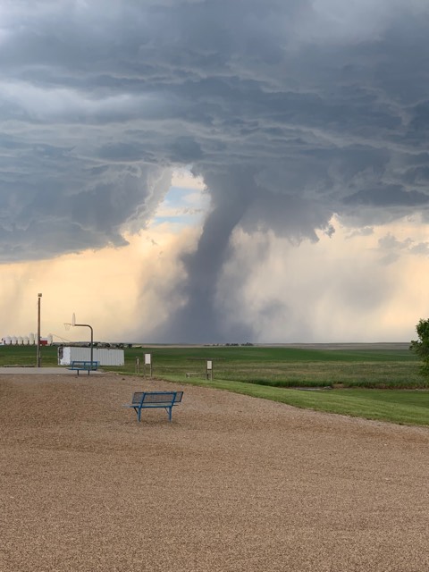 Tornado near Allen, SD