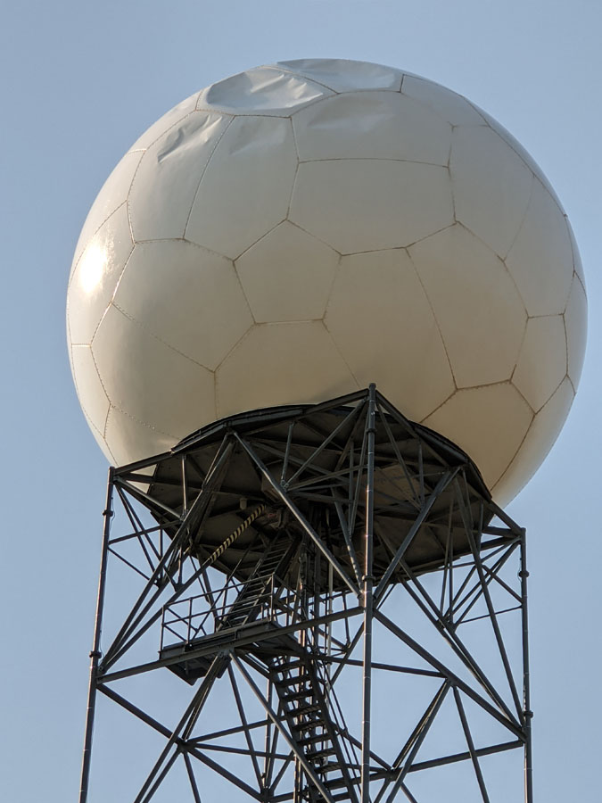 July 9, 2021 KUDX WSR-88D Radar Dome Damage