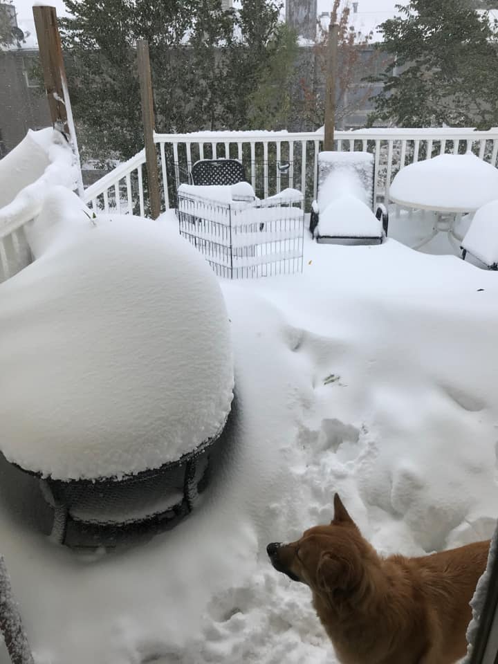 Heavy snow in Gillette