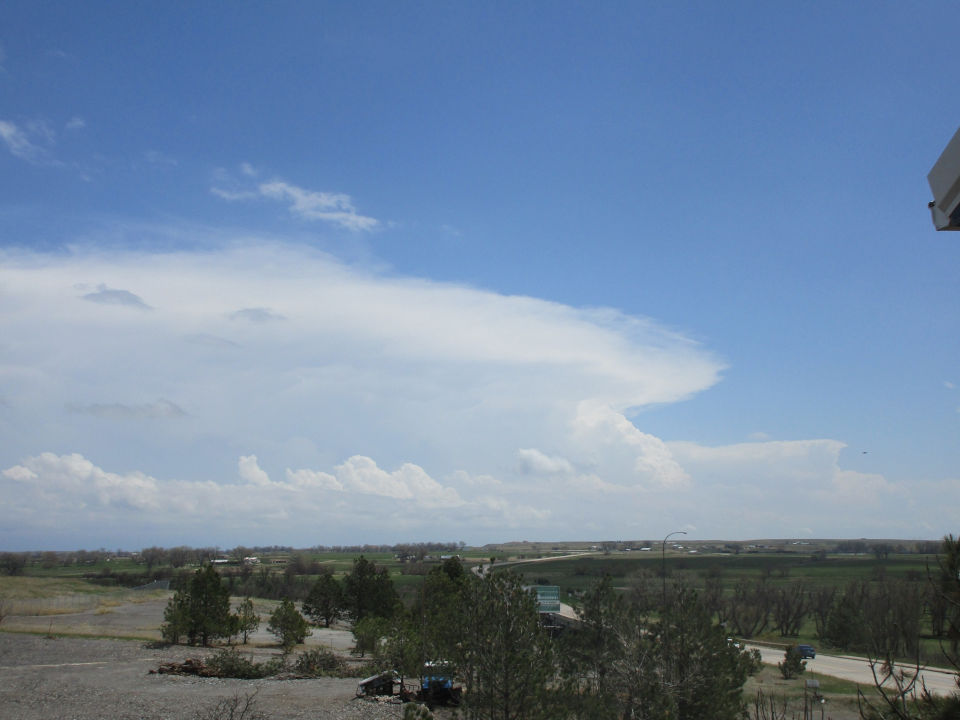 Thunderstorm well east of Belle Fource, SD