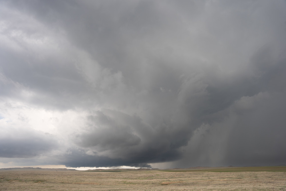 Intense thunderstorm near Mud Butte, SD
