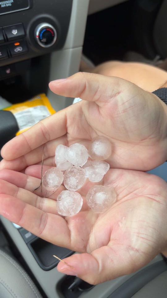 Hail photo