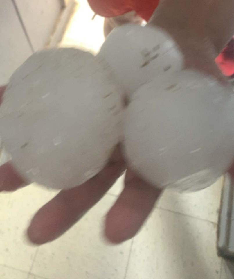 Hail photo
