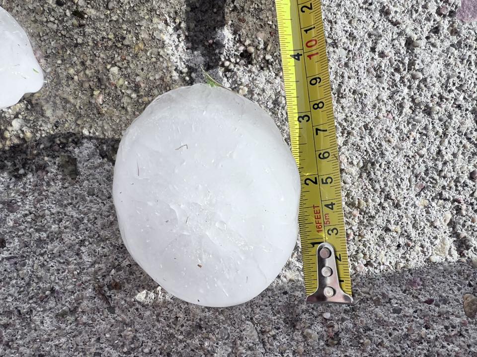 Hail photo