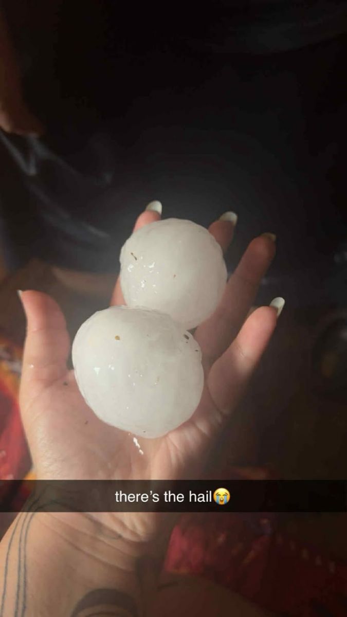 Hail photo