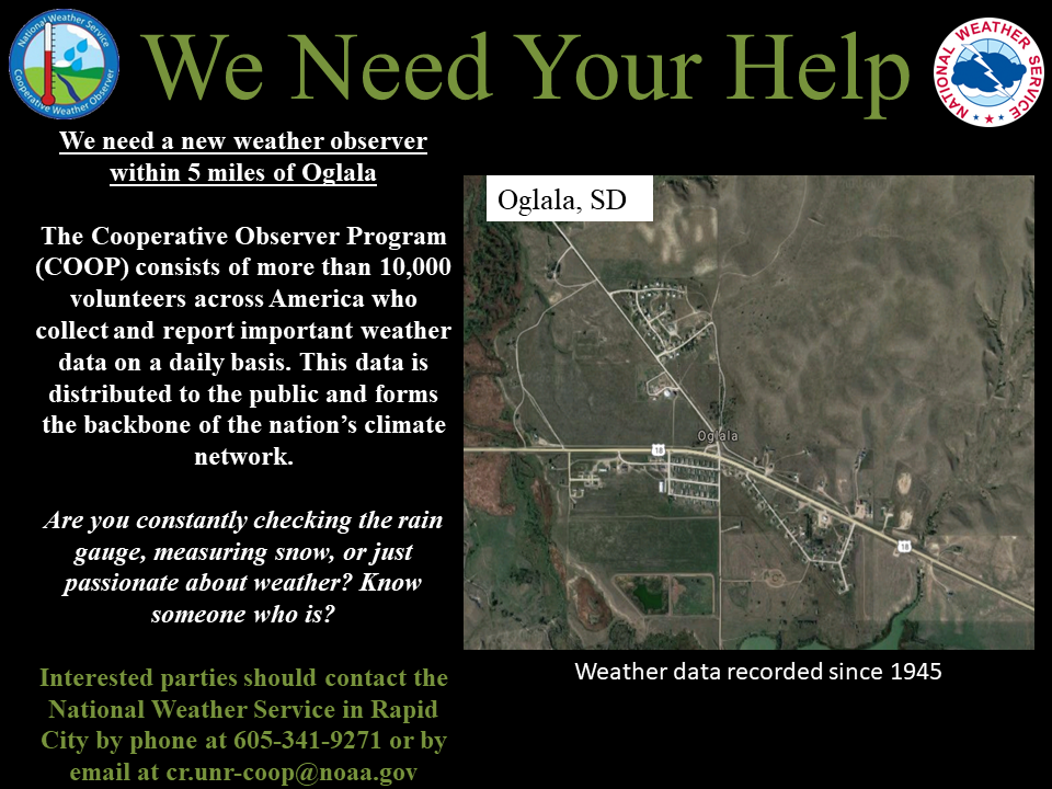 We Need Help near Oglala, SD
