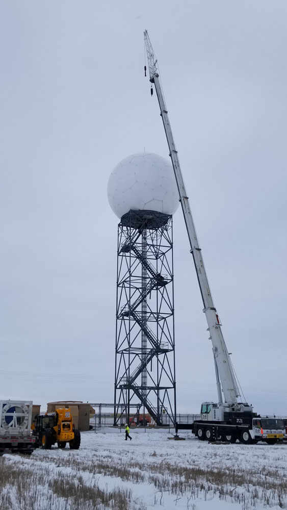 Rapid City NWS Doppler Radar undergoes major upgrade
