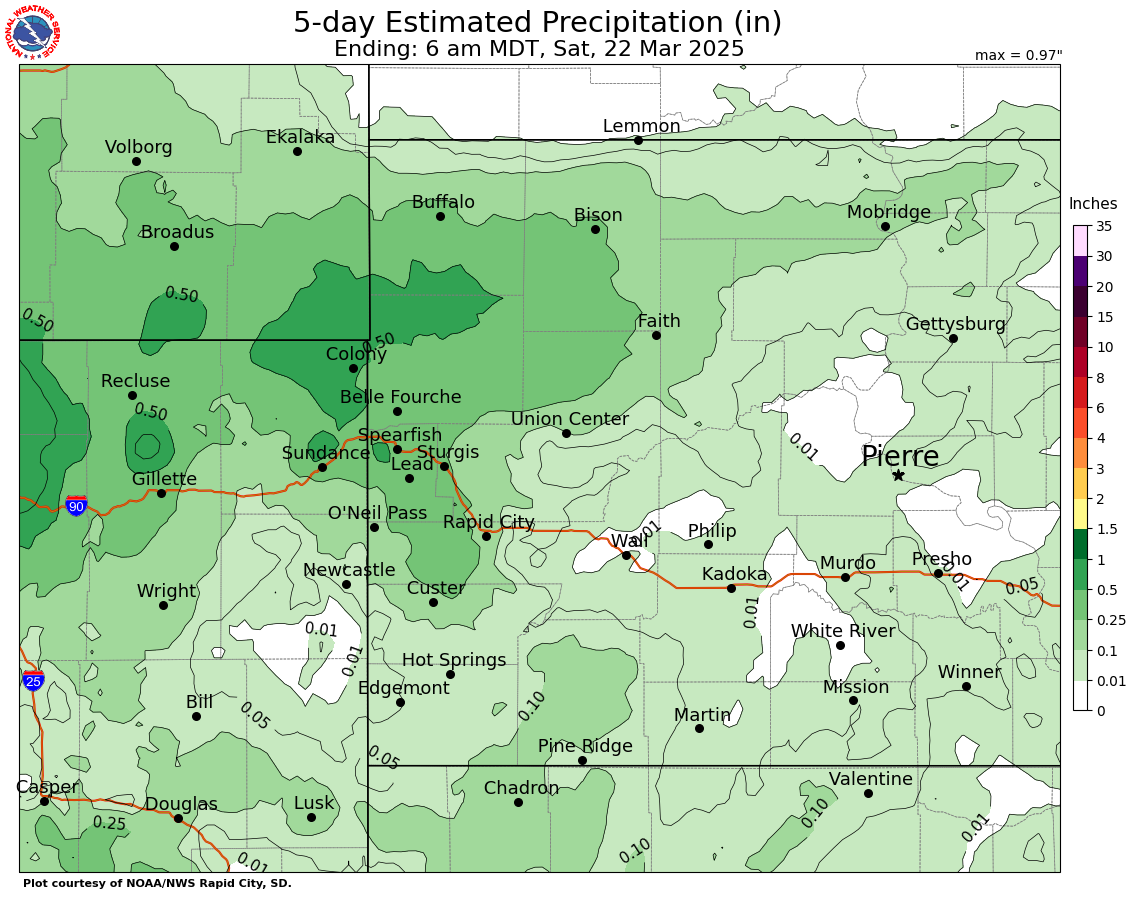 Spratly Islands Precipitation for 3 hrs ending Wednesday 22 Nov at 8am PST