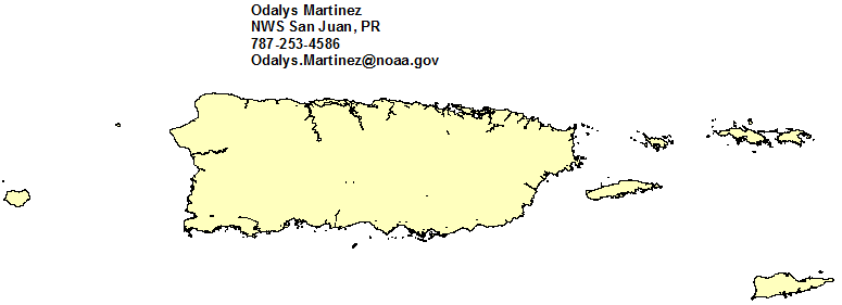 Puerto Rico Hydrologic Contact map