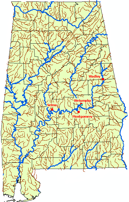Alabama StormReady counties and communities