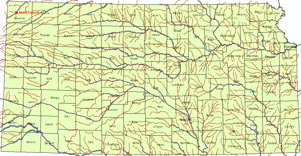 Kansas StormReady communities map