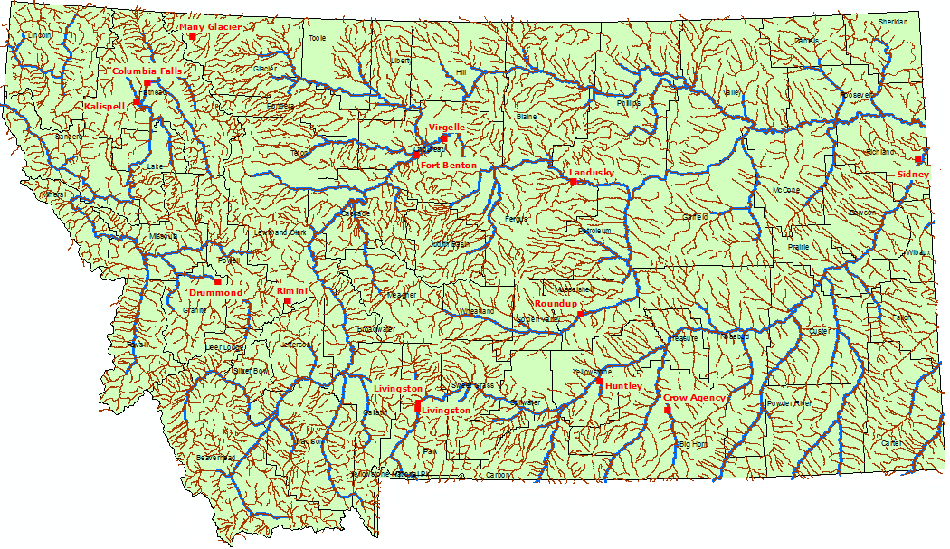 Kansas High Water Mark Signs