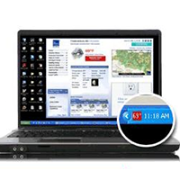 Laptop and desktop weather alert applications