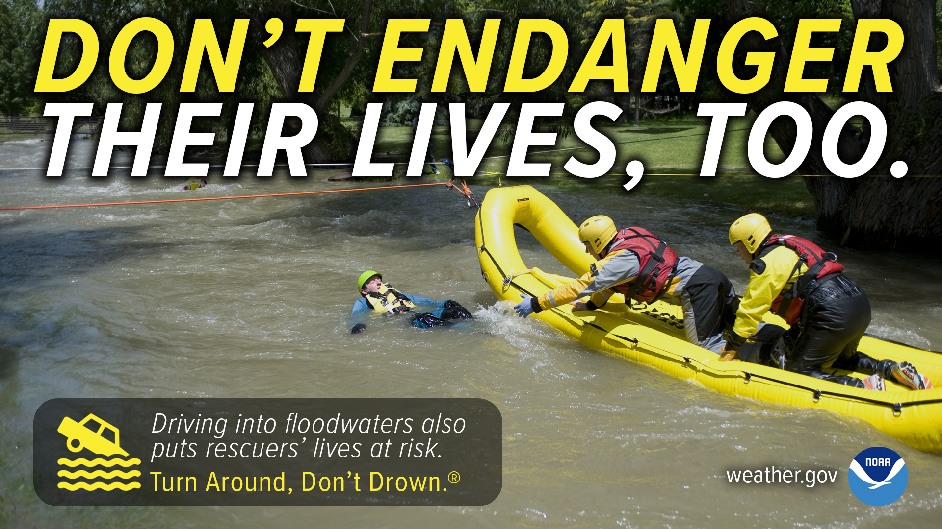 Flood safety graphic