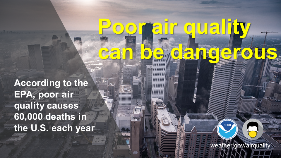 Poor air quality can be dangerous. According to the EPA, more than 125 million in the U.S. are exposed to unhealthy levels of air pollution.