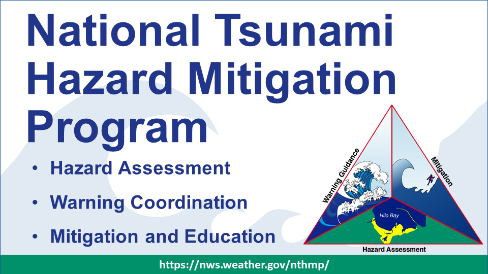 National Tsunami Hazard Mitigation Program: Hazard assessment. Warning coordination. Mitigation and education.