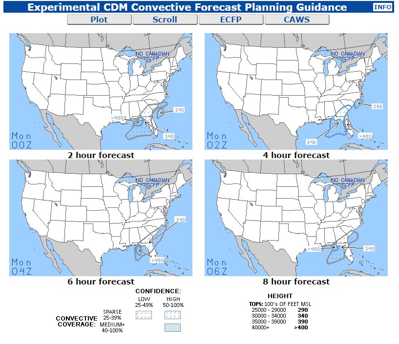 Aviation Weather Center - TCF Forecast