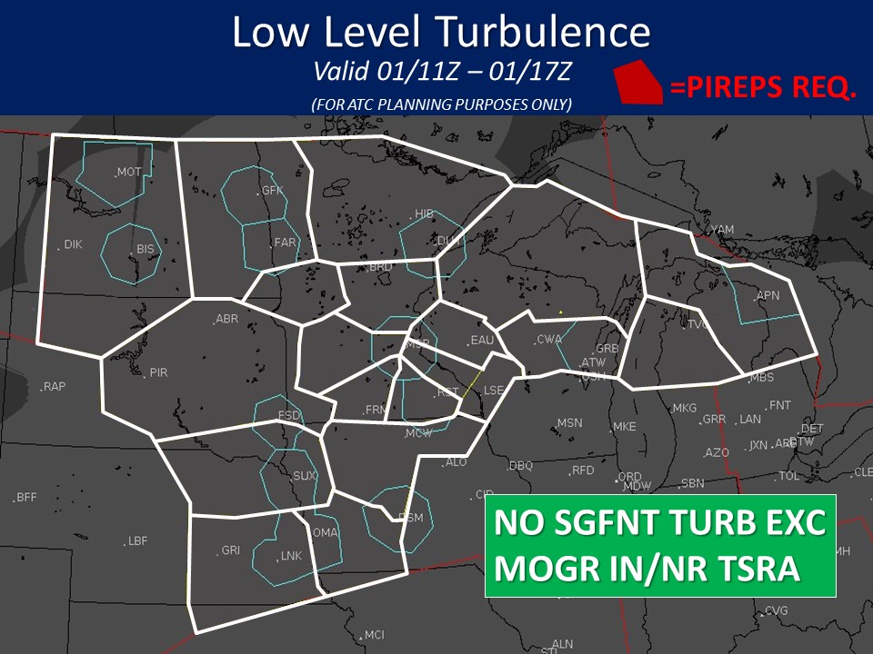 Low Level Turbulence Forecast