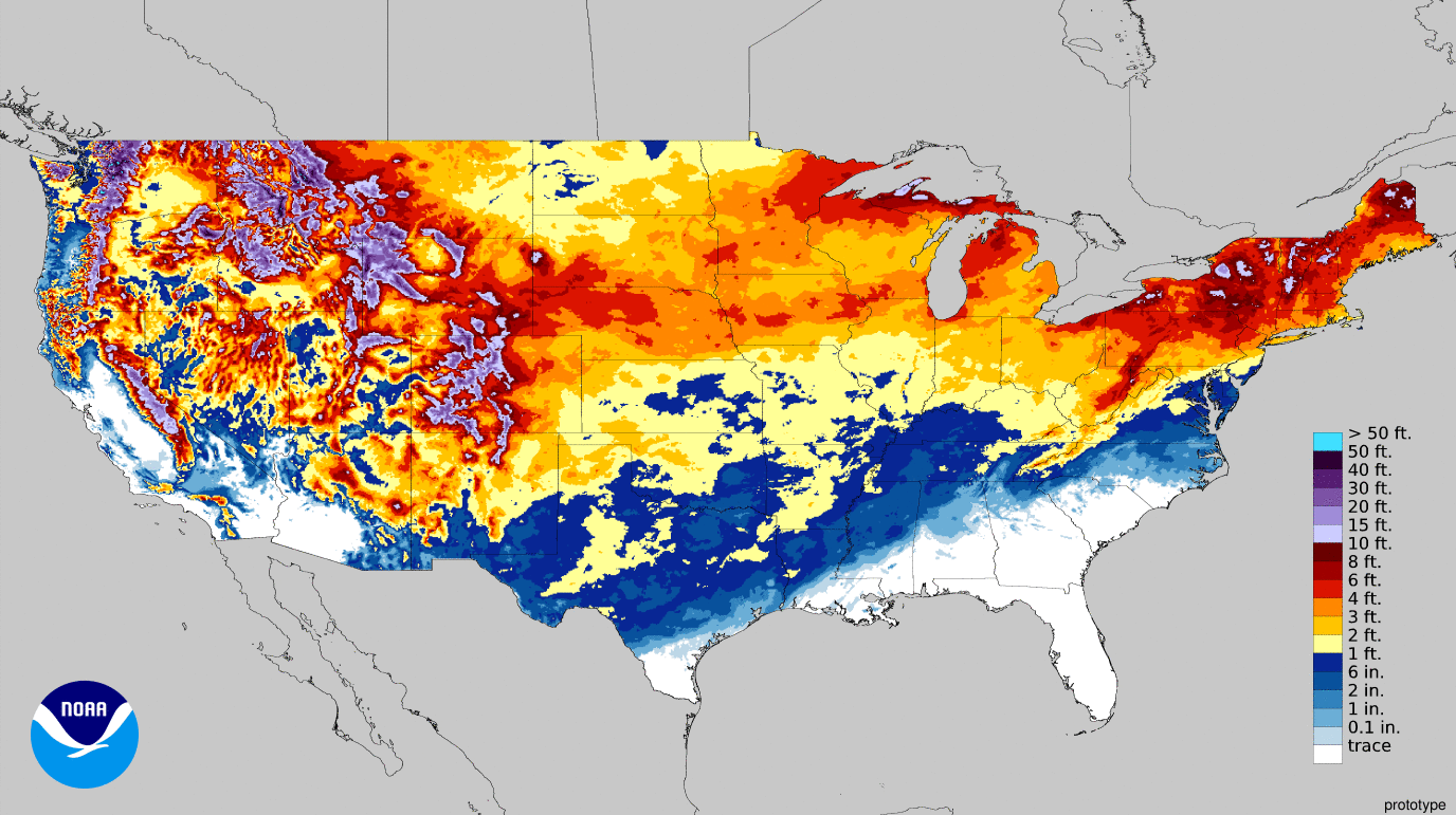 National Snowfall Analysis