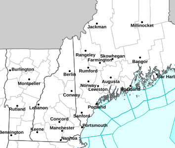 Current weather hazards map for Nashua, NH and the surrounding area