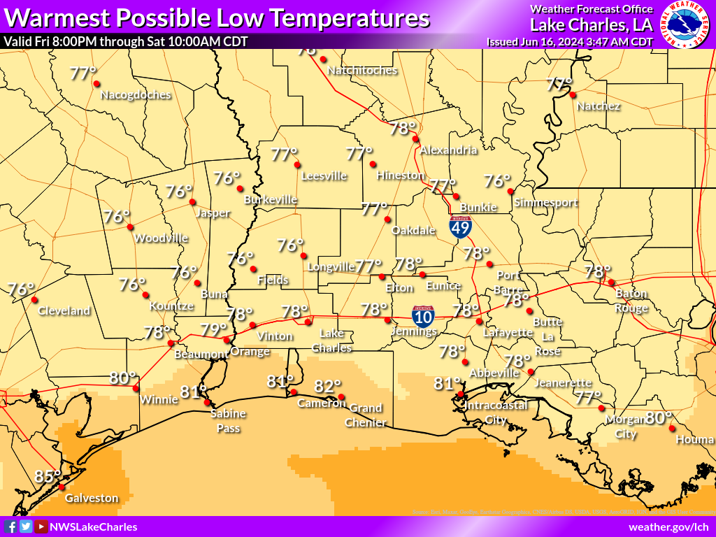 Warmest Possible Low Temperature for Night 6
