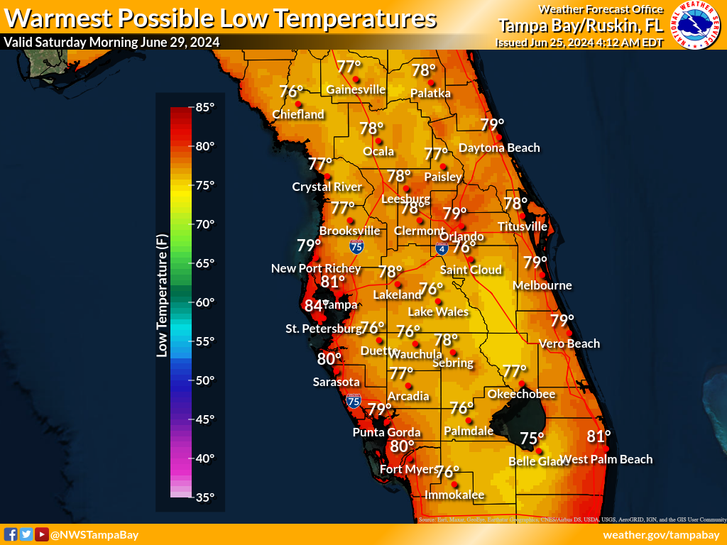 Warmest Possible Low Temperature for Night 4
